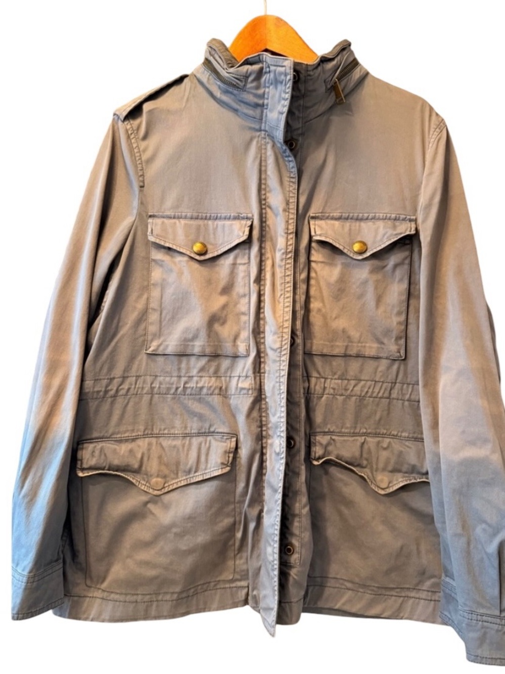 Burberry Utility Jacket in Blue-Gray  (US 14)